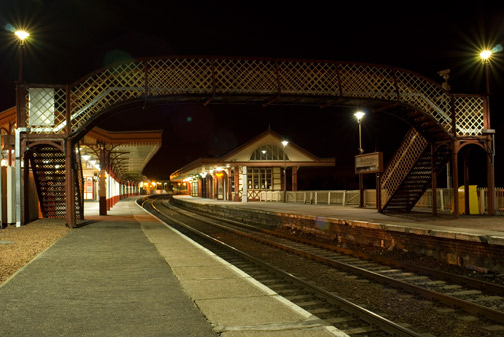 Station Bridge at Night