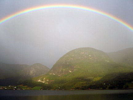 Rainbow in a Storm