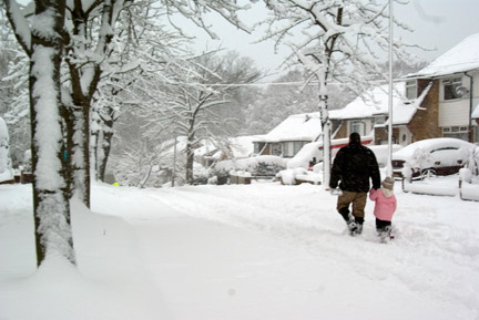 Walking in the Snow